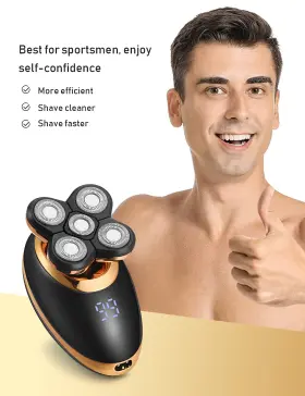 Dghvin 445023947988 Electric Shavers For Men - 5 In 1 Bald Head 5d Floating Cordles #3