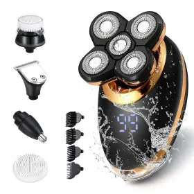 Dghvin 647168707114 Electric Shavers For Men - 5 In 1 Bald Head 5d Floating Cord