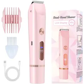 Dia-01 Diagfile 2025 Upgraded Bikini Shaver 2 In 1 Electric With Lcd Display Dual He