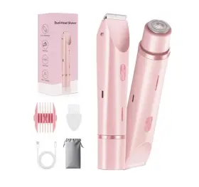 Wh-0236l Dmtdnid Dermave Bikini Shaver 2 In 1 Dual Head Trimmer And Body Shave... Fast Ship