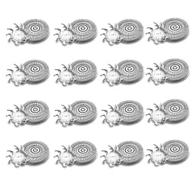 Ma-euku-gmw7 Docal Head Shaver Replacement Heads Compatible With Sk-ull Pitbull Gold Pro