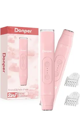 Er608 Donper Bikini Trimmer For Women 2 In 1 Electric Razors Shower&travel Waterproof