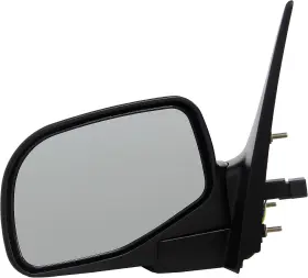 955-044 Dorman Driver Side Power Door Mirror - Folding Compatible With Black