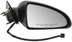 955-1412 Dorman Passenger Side Power Door Mirror - Folding Medium Black