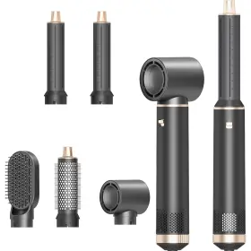 Wt-638-greyrg Dryhsip 5 In 1 Hair Styler And Dryer Brush Low-speed Negative Ionic Air Dr