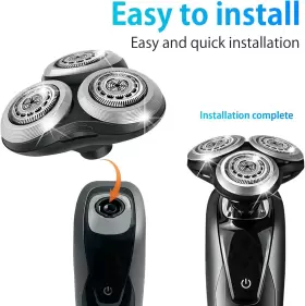 Sh90 Durimi 445036997956 Replacement Rotary Heads For Philips Norelco Shavers Series 9000 #3