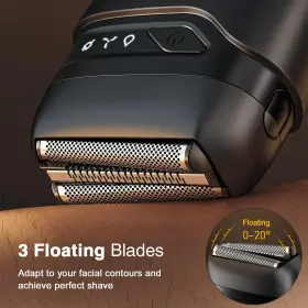 Dynooper 788953826600 Mini Electric Razor Shaver For Men Upgraded Foil With 3 Blad #3