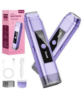 H2-02 Dynooper Electric Bikini Trimmer For Women Razor And Shaver With Dual Heads Body Pu