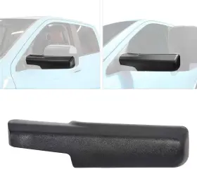Et-228-l-z1 Ecotric Trailer Tow Mirror Front Arm Cover Compatible Driver Lh Side Black