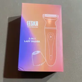Eeska Y1120 2-in-1 Lady Shaver For Women Blue Body Hair Removal