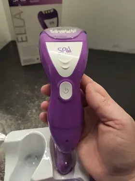 Ella 850003115672 Spa Sciences 3-in-1 Wet/dry Epilation Pedi And Lady Shaver System Purple Re #2