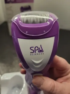 Ella 850003115672 Spa Sciences 3-in-1 Wet/dry Epilation Pedi And Lady Shaver System Purple Re #3