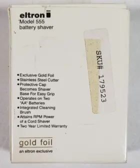 Eltron 019654100059 Battery Shaver Vintage Model 555 Working Used Condition #3 Eltron 019654100059 Battery Shaver Vintage Model 555 Working Used Condition #3