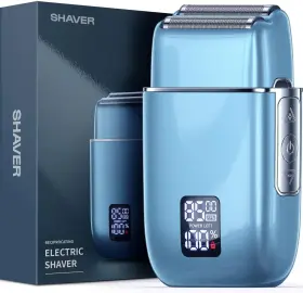 Lk-2012 Emochies Electric Razor Shaver For Men Upgraded Foil With 3 Deep Blue