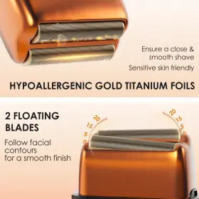 2024-p80 Enttgo Electric Razor For Men Foil Shaver With Double Blades Beard Trimmer Fo #3