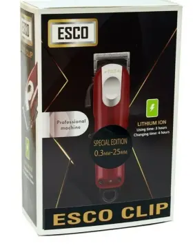 Esco-703 Esco 949649410013 703 Professional Cord Cordless Hair Clipper For Barbers And Stylists 12pc Kit