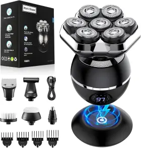 8870 Etentous Head Shavers For Bald Men 2025 Upgraded Magnetic Shaver Waterproof