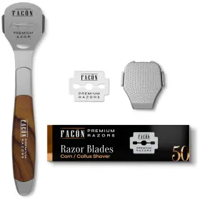 Facon Facó N Fac Professional Callus Shaver Remover With 50 Blades Pedicure Razor For