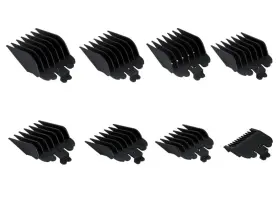 3171 Fanbodta 744759432865 8 Pcs Professional Hair Clipper Combs Guides Wahl Replacement Guards Set #3171