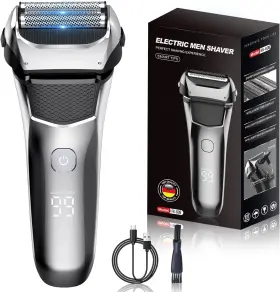 Fk609 Fezihegh Electric Razor Shavers For Men Ipx6 Foil Shaver Mens Silver