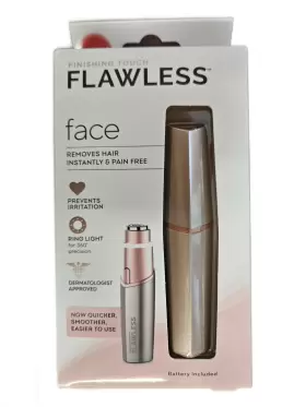 Finishing Touch 022600601067 Flawless Womens Painless Hair Remover Blush Rose Gold