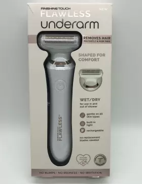 Finishing Touch 022600999898 Flawless Underarm Hair Remover Wet/dry Rechargeable New