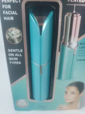 Finishing Touch 754502039159 Flawless Facial Hair Remover 2018 Blue Missing Brush #2