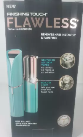 Finishing Touch 754502039159 Flawless Facial Hair Remover 2018 Blue Missing Brush #3