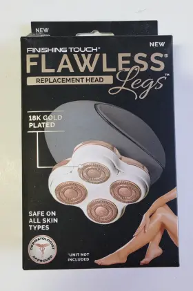 Finishing Touch 754502040261 Flawless Legs Replacement Head For Women 18k Gold Plated Shaver