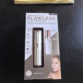 Finishing Touch Ftff3b-1 Flawless Facial Hair Remover Precision Shaver Built-in Light