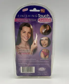 Ftlpgr11 Finishing Touch Lumina Personal Hair Remover Head Pivots Comb Cleaning Brush