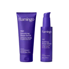 Flamingo 810075083538 Shaving Prep And Post Care Set For Women - Smoothing Shave