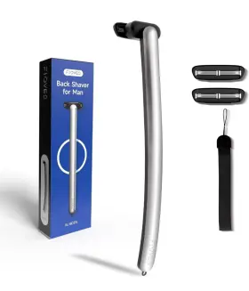 Bd32l Floves Back And Body Shavers For Men Replaceable Blade Heads Ergonomic Long Handle