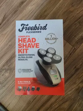 Freebird 680358176024 Flexseries Waterproof Wet Dry Electric Head And Body Shave Kit With Freebird 680358176024 Flexseries Waterproof Wet Dry Electric Head And Body Shave Kit With