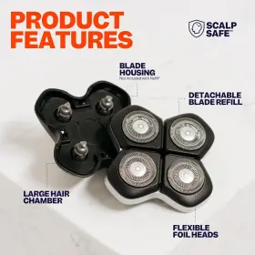 Freebird 850037626298 Official Replacement Blades For Pro Head Shaver Kit #2 Freebird 850037626298 Official Replacement Blades For Pro Head Shaver Kit #2
