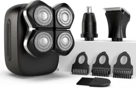Fs2-1-us-ea-1 Freebird Mens Cordless Rechargeable Wet/dry Skull Bald Head Back