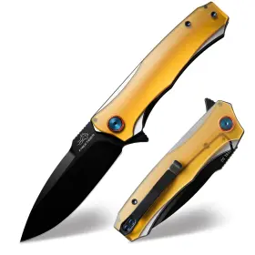 Ft81 Freetiger Camping Folding Knife For Men And Women Flipper Pocket With 3.54 Inch D2 B