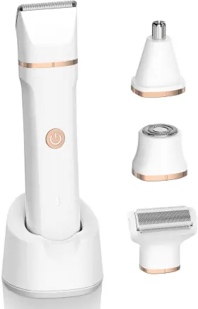 Tc-017 Freyars Electric Bikini Trimmer For Women - 4 In 1 Shaver Waterproof