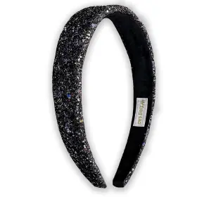 Frog Sac 607476123181 Glitter Headbands For Girls Black Head 1 Count Pack Of