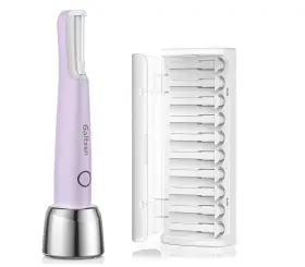 Mb1-gmqg2-zs-0530 Galtxen Sonic Dermaplaning Tool For Women Rechargeable Face Dermaplane Razor E