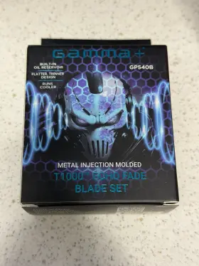 Gamma 810069134758 T1000 Echo Fade Blade Set Shallow 2.0 Metal Injection Molded Gp540b New