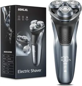 Ipx7 Gdklxl 744759710420 Rechargeable Electric Razor For Men Waterproof Shaver - 4d Flex Precision
