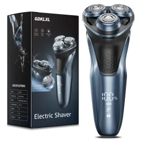 Gdklxl-0424-fsa-3 Gdklxl Rechargeable Electric Razor For Men Ipx7 Waterproof Shaver - 1.5h Fast Charge