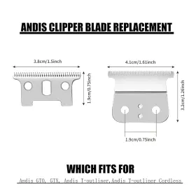 Adds54745w Gerilkai 2 Pack T Outliner Blades Fits For Andis G Go Gto Gtx Headliner #2 Adds54745w Gerilkai 2 Pack T Outliner Blades Fits For Andis G Go Gto Gtx Headliner #2