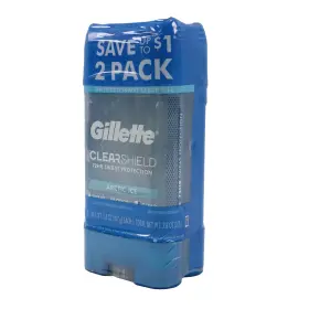 Gillette 037000979241 2 Pack Antiperspirant And Deodorant For Men Arctic Ice 3.8oz Exp 05/25