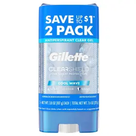 4740009995 Gillette Antiperspirant And Deodorant For Men Clear Gel Cool Wave Scent