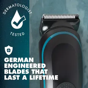Gillette 609921572209 Mens Pubic Hair Trimmer With Anti Chafe Stick Black - Waterproof