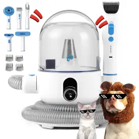 Hsddvqw14q-6wrplyfj8 Gocaptain Gjh2n Pet Grooming Vacuum Kit 2l Ultra-quiet High Power 5-in-1 Tools For
