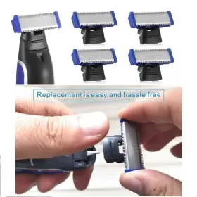 Gominyuf 661273101001 4 Pack Replacement Heads For Rechargeable Shaver Solo Trimmer Micro And Touch #3