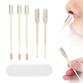 27579 Gosknor 5pcs 2 In 1 Nose Trimmer Double-sided And Single-sided Razors 360 Rotating No